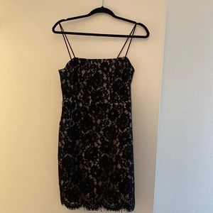Lulus black lace dress